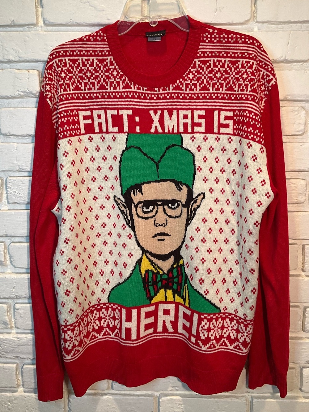 Ugly Christmas Sweater The Office themed Fits men XL